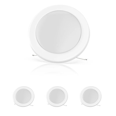 Plafonnier encastré simple à 1 lumière DEL Nante