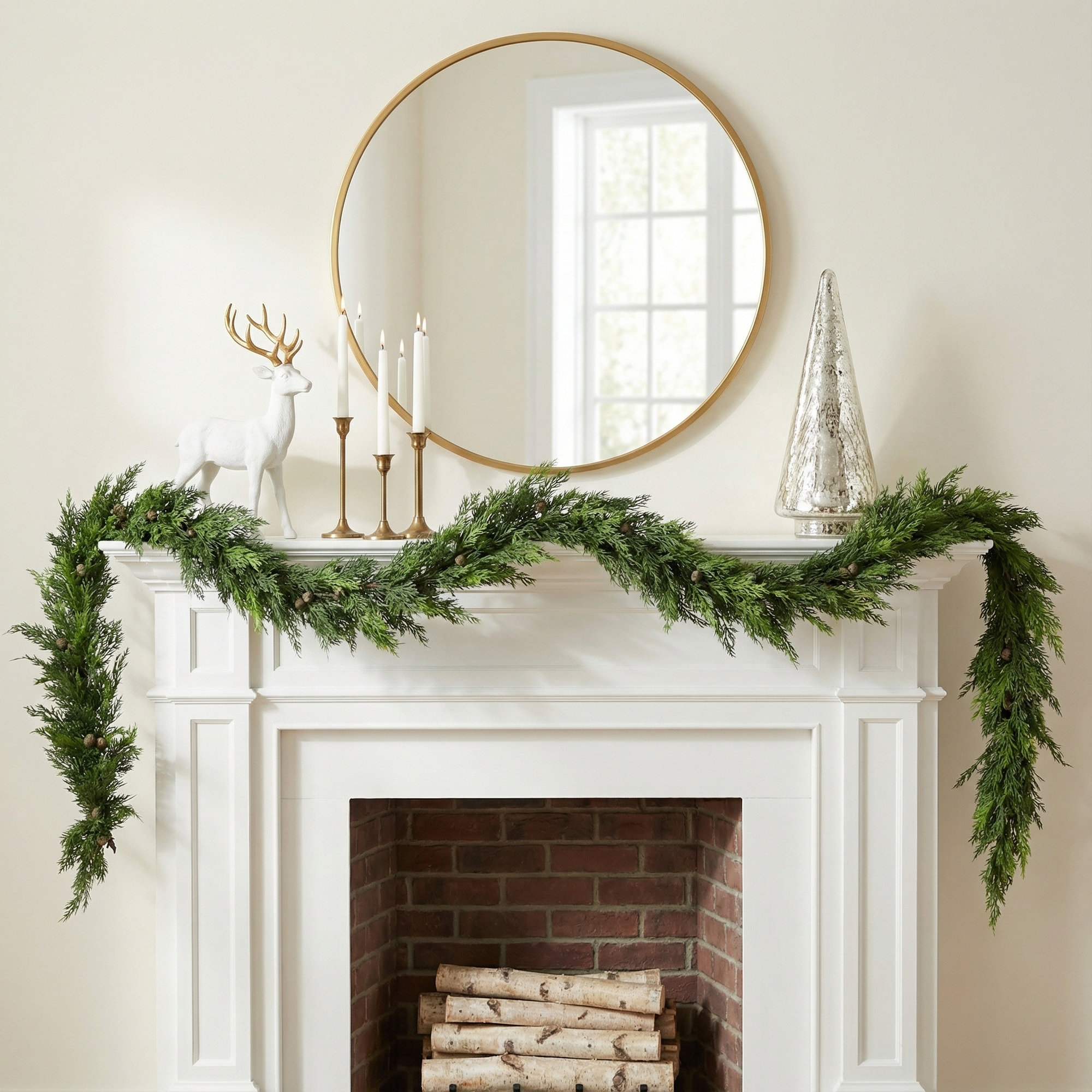 76'' in. Faux Garland