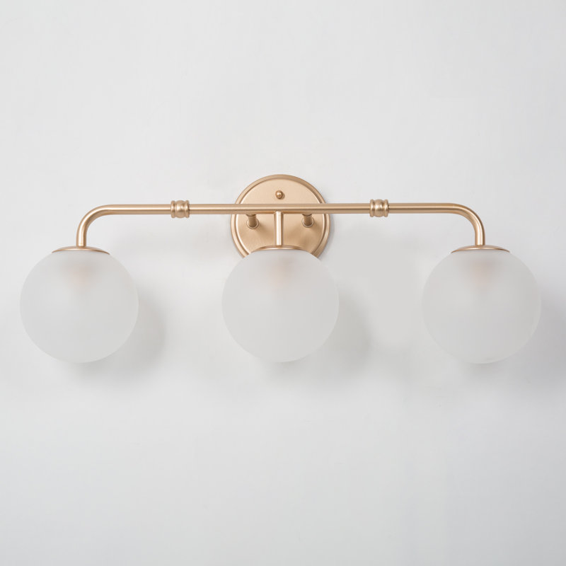 3-Light Dimmable Bathroom Vanity Light