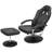 Recliner Upholstered Video Gaming Chair with Ottoman