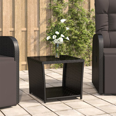 Leo-John Square Metal Outdoor Side Table , 45cm cm W 45cm cm D