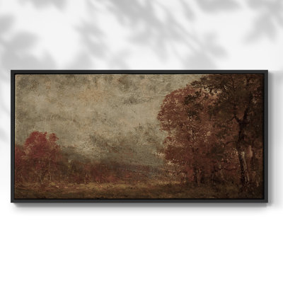 Série paysage - DCCLV III - Toile tendue avec châssis encadré - Prêt à être accroché