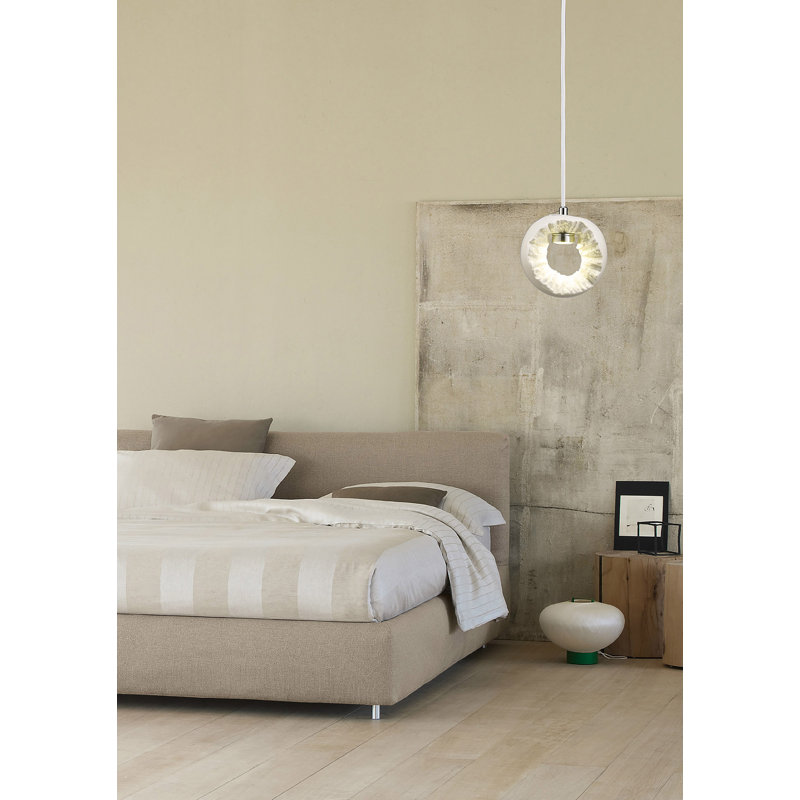 DiCaprio 1 - Light LED Sphere Pendant, White
