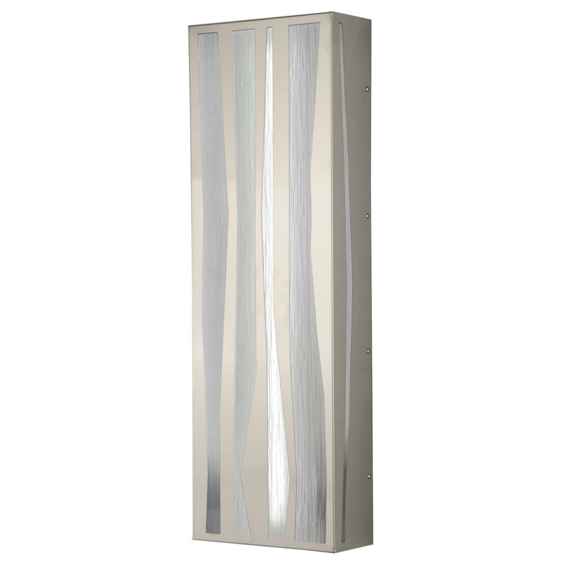 Metro Aurora Borealis Handkerchief 1 - Light LED Flush Mounted Sconce