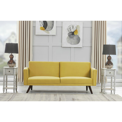 Ridgewood 72" Velvet Square Arm Sleeper