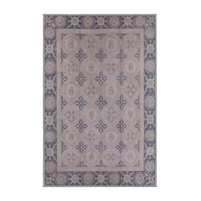 Tapis noir / beige Maghakia
