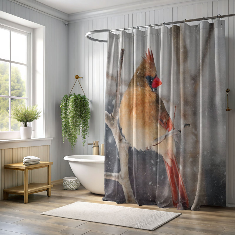 Rideau de douche Forsee, H 74 po x l 71 po