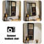 Miroir rectangulaire en plastique pleine longueur