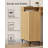 55" Fluted Executive Office Desk With Storage Shelf & File Drawer-1733733908