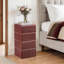 60cm Modern Grid-Tiled Square End Table-525681351