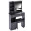Petit meuble-lavabo 29,2 po avec tabouret de bureau et tabouret-682961002