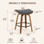 Tabourets de bar pivotants en similicuir Gerald-853451432-853451433