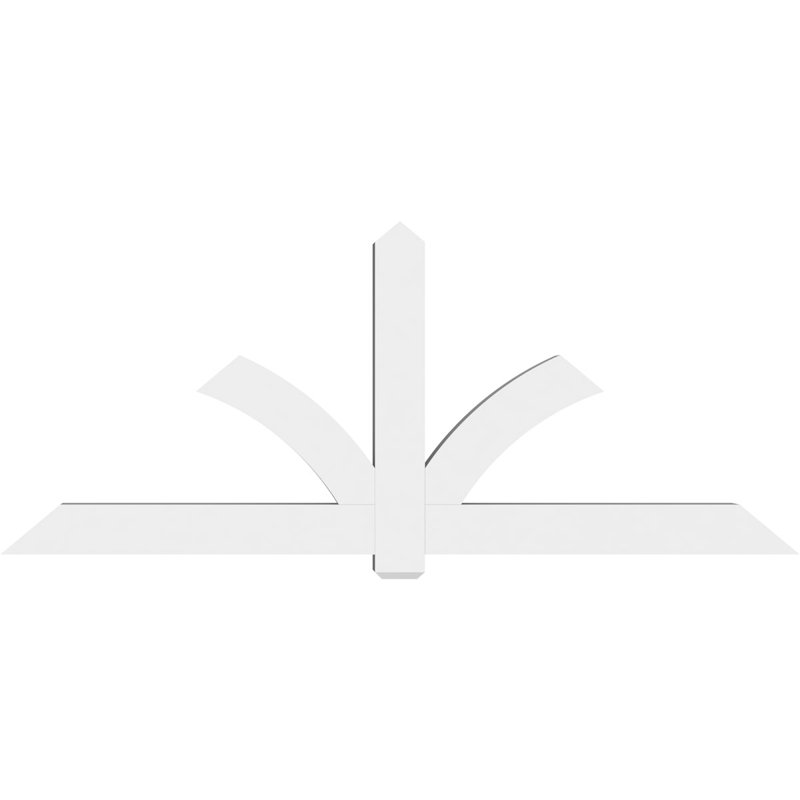 Support pour pignon en PVC Redmond, H 40 po x l 96 po (pas : 10/12), P 6 po x F 6 po