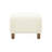 Comfortable Ottoman, White