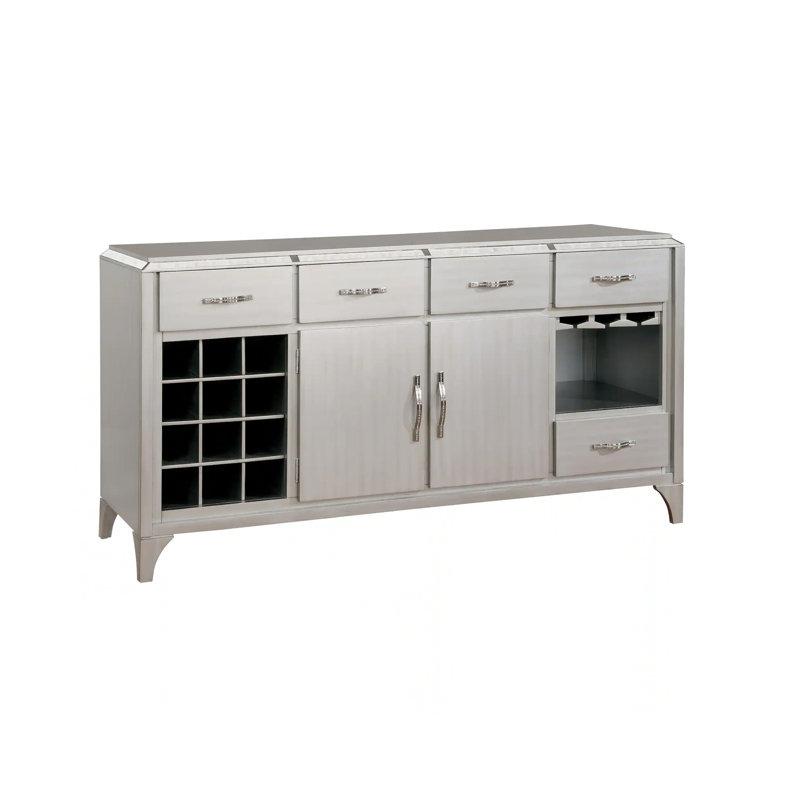 Desserte de 66,4 po, argent