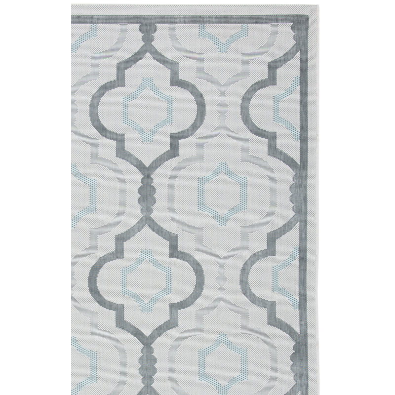 Tapis d'intérieur / extérieur à motif géométrique Bertka Performance, Tapis de couloir 2 pi 3 po x 8 pi