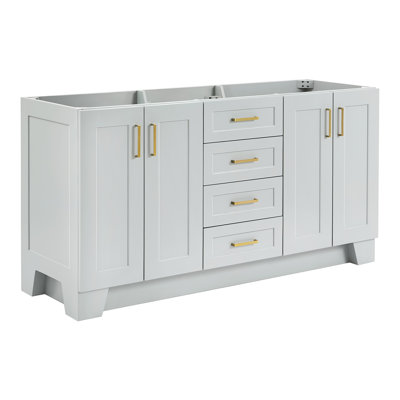 66'' Double Bathroom Vanity Base Only