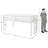 Alaterre Furniture Jasper Low Twin Loft Bed, White-385144675