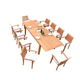 Digby Outdoor 11 - Piece Teak Dining Set