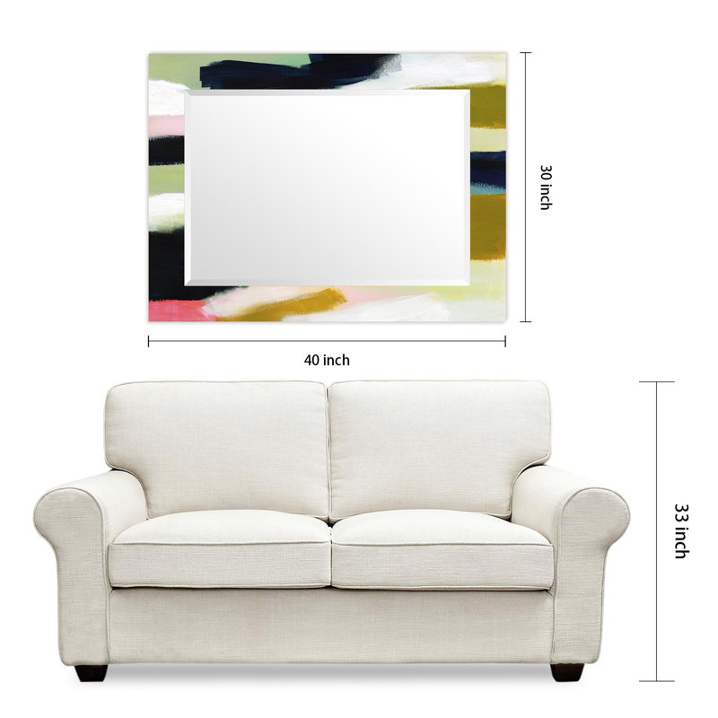 Artur Glass Flat Mirror, 40" x 30"