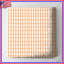 Couvre-lit matelassé orange à pois géométriques toutes tailles-130505073