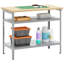 100cm W Steel Top Workbench