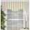 Jupe de fenêtre 50" beach stripe corniche Zenobia