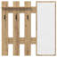 Wall-Mounted Coat Rack With Mirror 100 X 10 X 100 Cm-1447903630