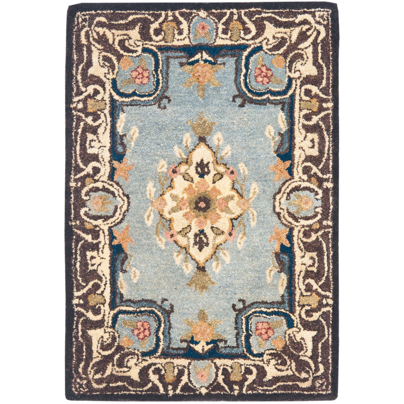 Molter Bergama Hand Tufted Wool Oriental Rug, Rectangle 2' x 3'