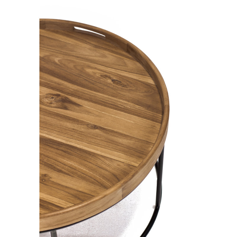 Davisson Solid Wood Top Coffee Table
