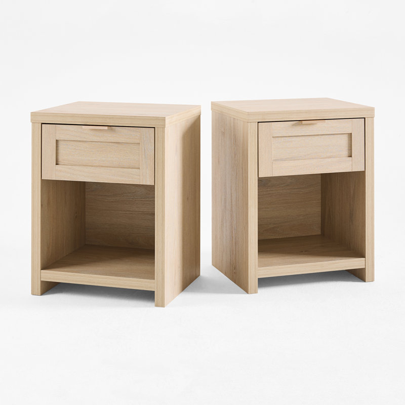 Allenside 1 - Drawer Nightstand, Light Oak
