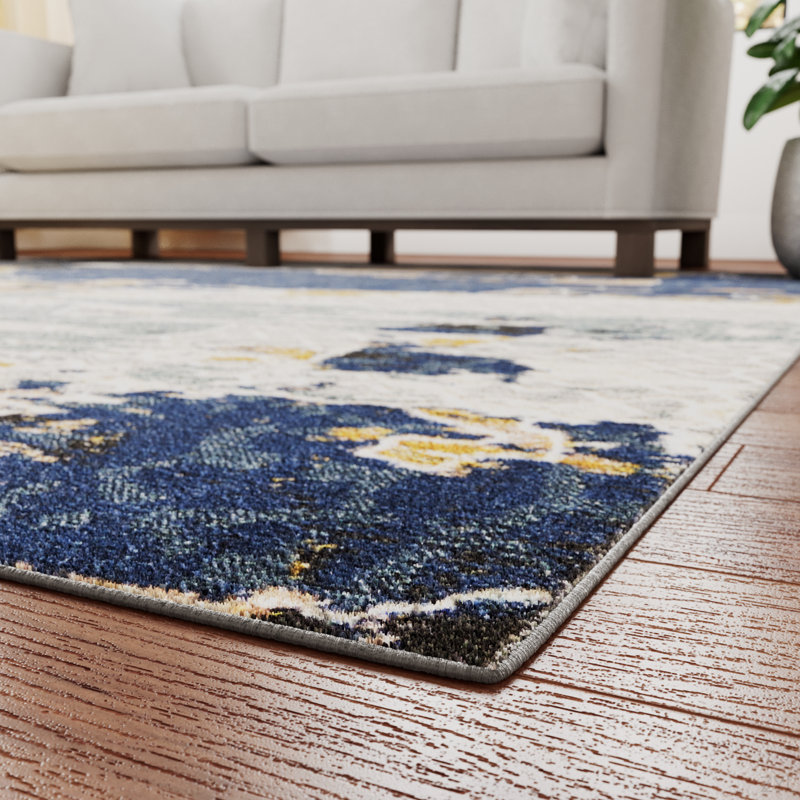 Edenbrook Abstract Multi-Coloured Rug, 5 X 8