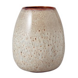 Lave Home Egg-Shaped vase, 5.5 x 5.5 x 7 in, Beige
