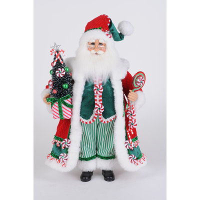 Peppermint Swirl Santa