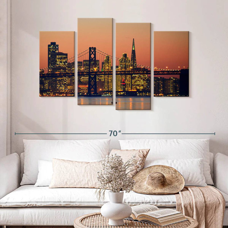 «Sirci Vibrant», horizon de San Francisco, H 32 po x l 52 po