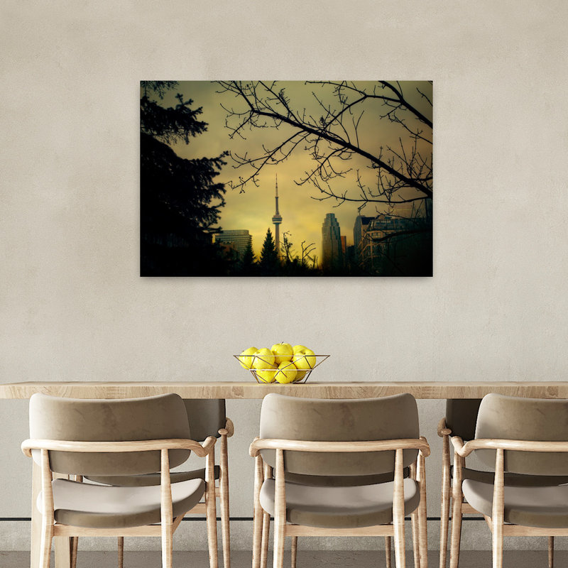Sundown In Hogtown by William - Wrapped Canvas Print, 60.96 cm H x 91.44 cm W