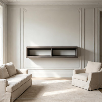 Wall-Mounted Boswell with Open Shelf