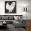 Coq par Hollihocks Art - peinture sans cadre-1745136169