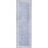Light Blue and Ivory Color Antique Indian Cotton Agra Area Rug