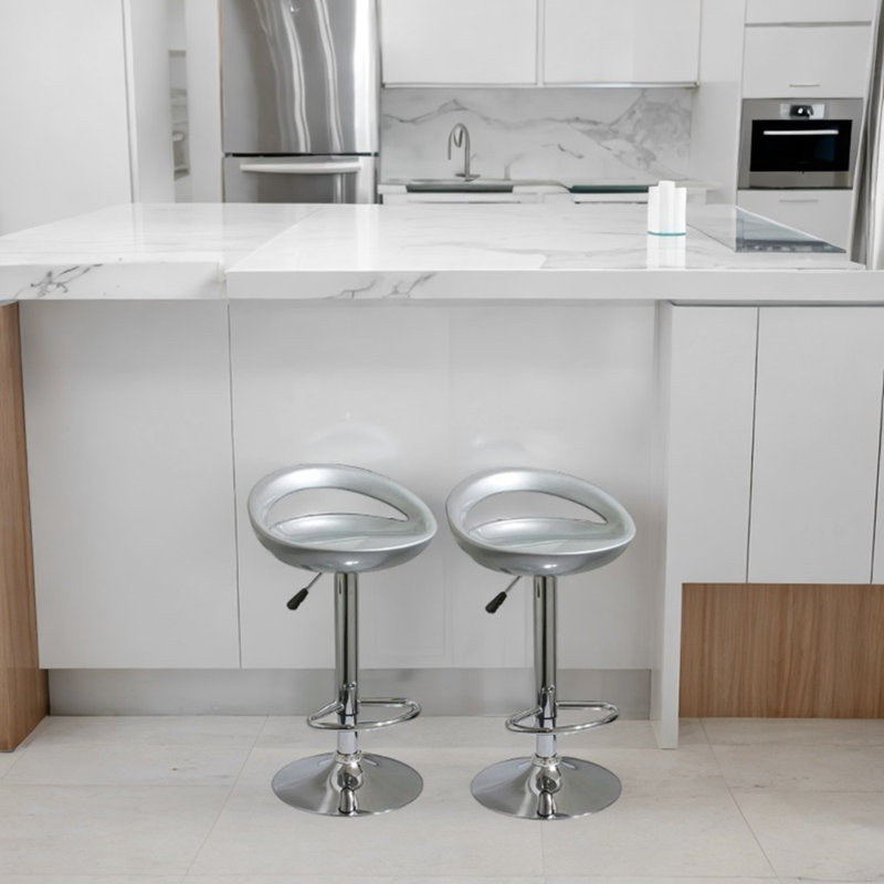 Tabouret réglable Manjeevan, Gris