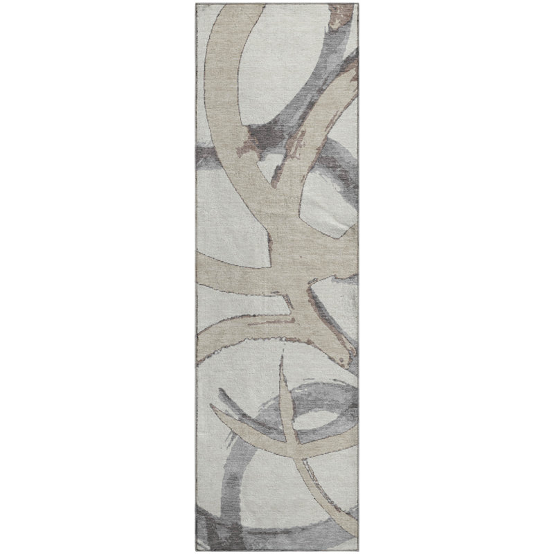 Tapis lavable à la machine de qualité supérieure Mayfield AMF1022, Tapis de couloir 2 pi 3 po x 7 pi 6 po