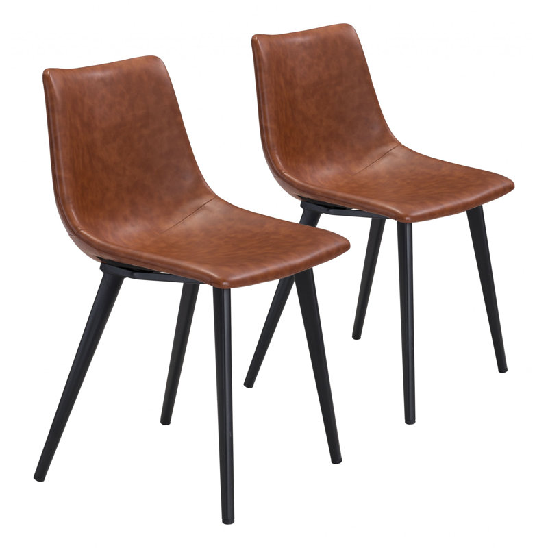 Chaise de salle à manger , Brun rétro