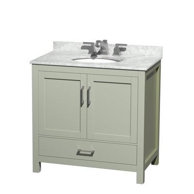 Sheffield 36" Single Bathroom Vanity Set with Mirror