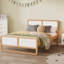 Modern Style Solid Wood Platform Bed For Kids, Teens, Adults, No Need Box Spring-1322552024
