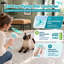 Lanceur de gâteries rechargeable grande capacité pour chats, avec 5 disques volants souples et flexibles pour chatons et chats adultes d'intérieur, pour jouer à la poursuite et au pistage.