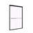 Semi-Frameless Design Design Double Sliding Opening Shower Door  - Bypass Sliding Opening Shower Door  - 1/4" (6Mm) Thick Tempered Glass Door