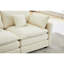 2, en forme de L moderne, chenille blanche et luxueuse pour le salon, 2, chenille robuste