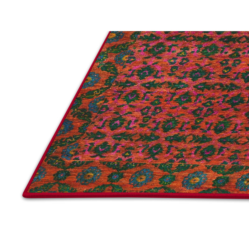 Tapis abstrait à motif abstrait moderne 316, Rectangle 2 pi x 3 pi