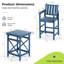 Tabouret de bar 5 pièces Monticello-132714286