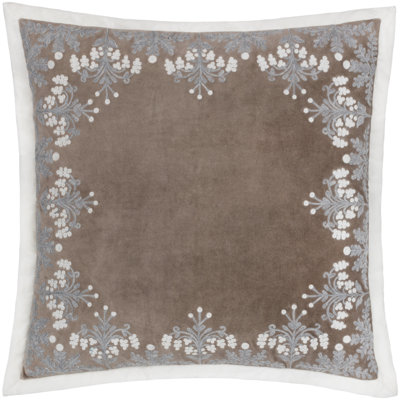Winter Bloom Square Cushion